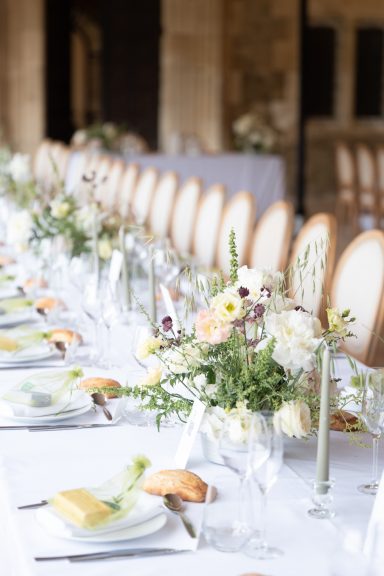 Focus déco table dîner mariage