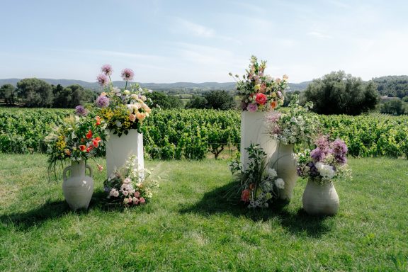 Arche fleurie cérémonie